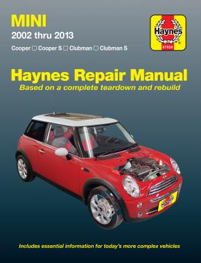 Mini Cooper, Cooper S, Clubman & Clubman S (2002-2013) Haynes Repair Manual (USA)