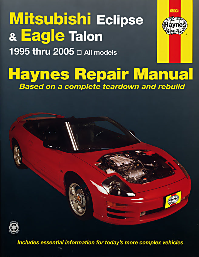 Mitsubishi Eclipse & Eagle Talon for Eclipse (1995-2005) & Talon (1995-1998) Haynes Repair Manual (USA)