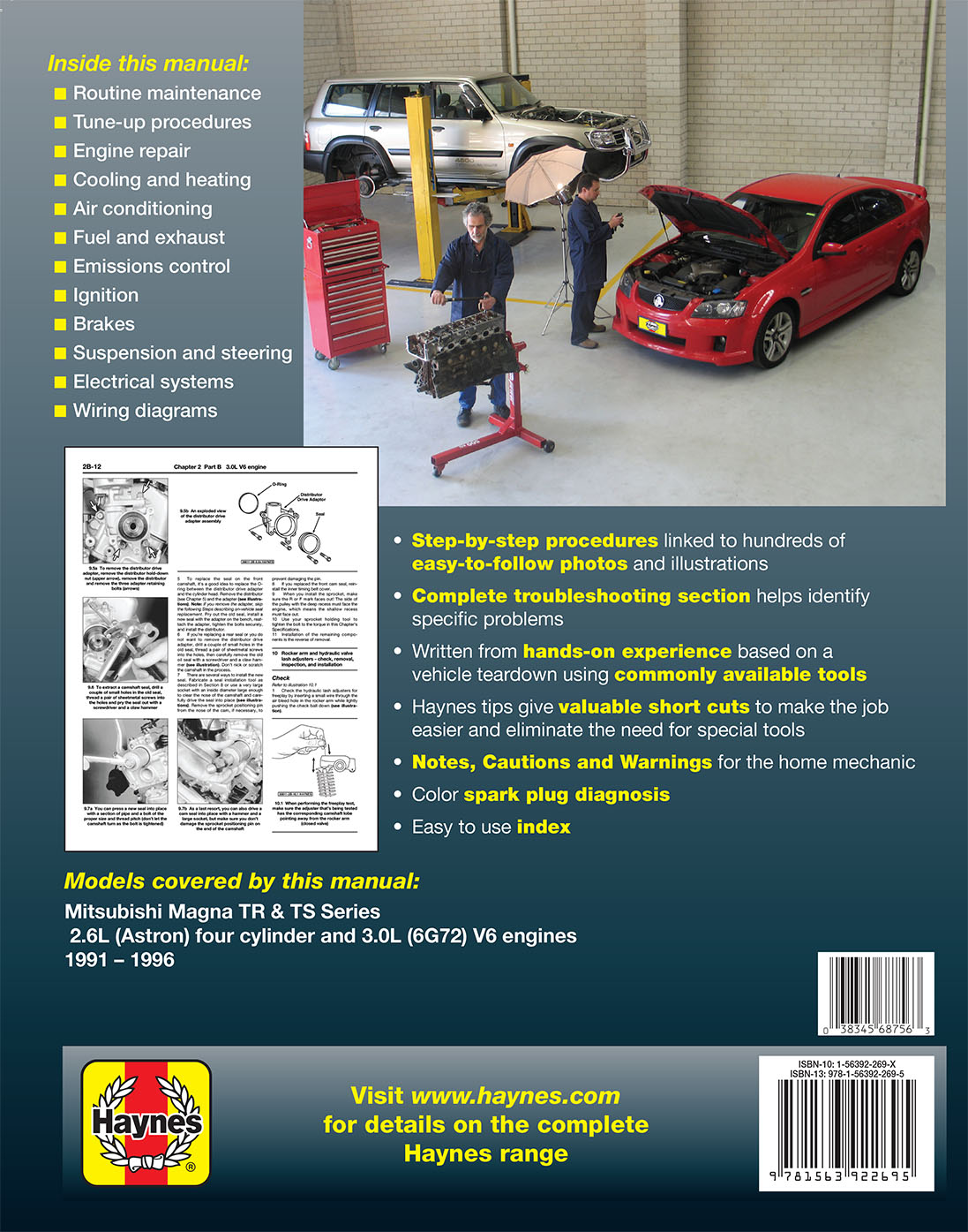 Mitsubishi Magna (91-96) Haynes Repair Manual