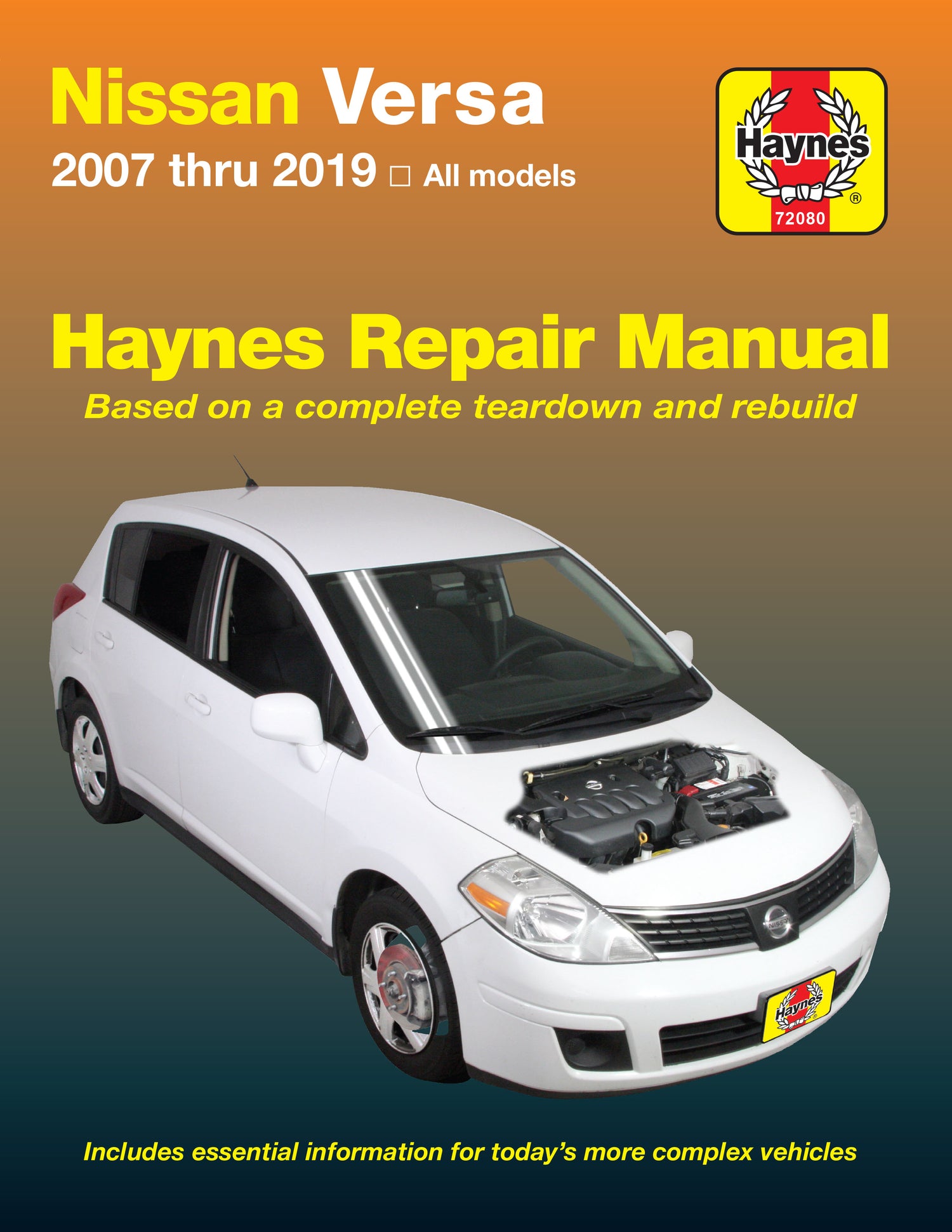 Nissan Versa (Tiida) (2007-2019) Haynes Repair Manual (USA)