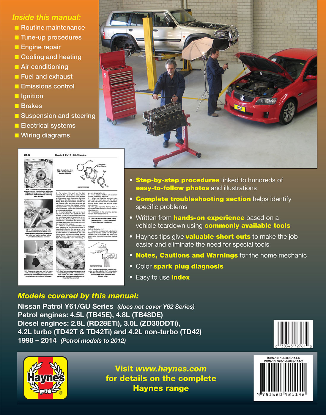 Nissan Patrol (98-14) Haynes Repair Manual