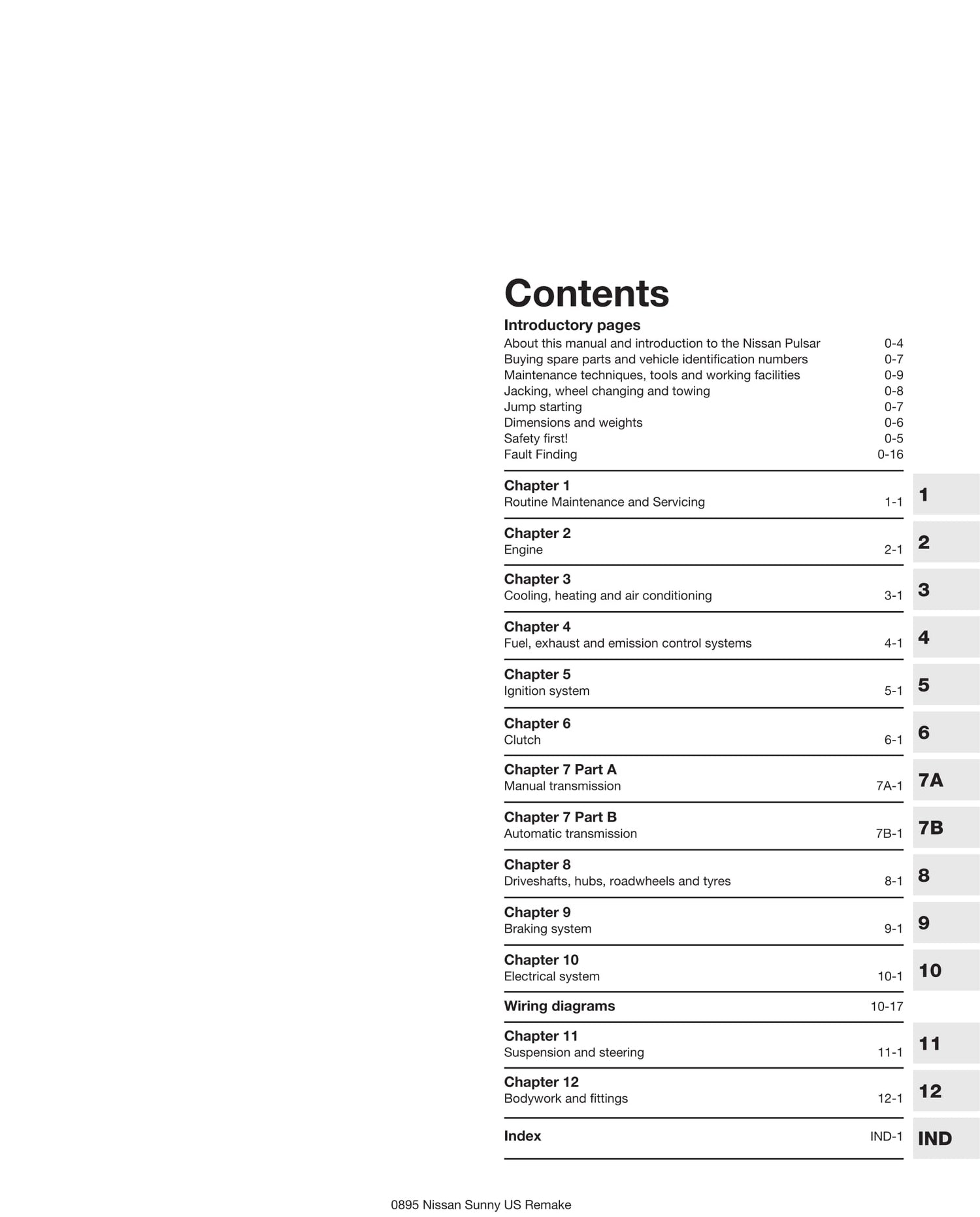 Nissan Pulsar (82-87)and Holden Astra (84-86) Haynes Repair Manual