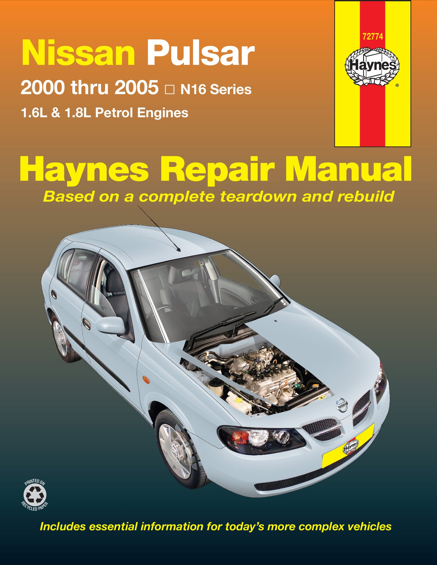 Nissan Pulsar (00-05) Haynes Repair Manual