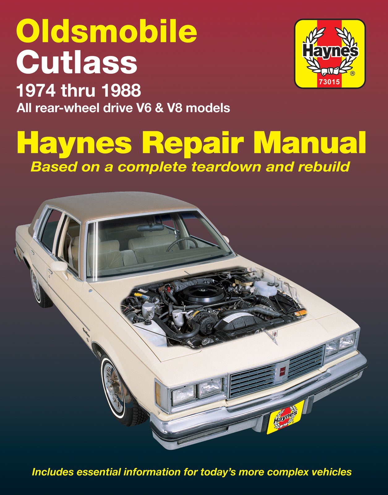 Oldsmobile Cutlass & Cutlass Supreme V6 & V8 petrol (1974-1988) Haynes Repair Manual (USA) - Digital Edition