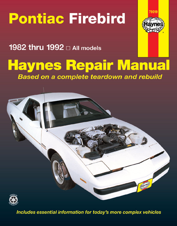 Pontiac Firebird (1982-1992) Haynes Repair Manual (USA)