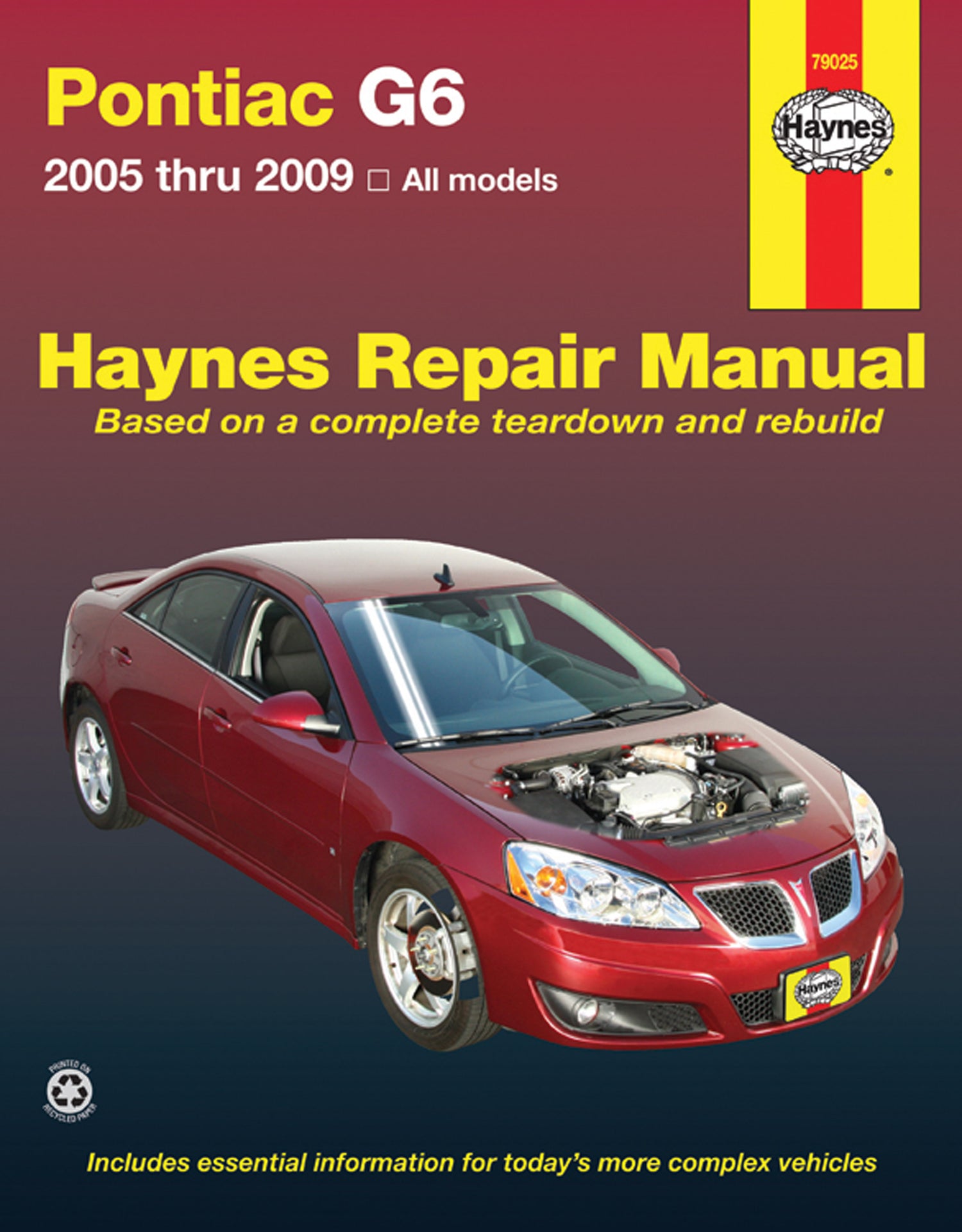 Pontiac G6 (2005-2009) Haynes Repair Manual (USA)