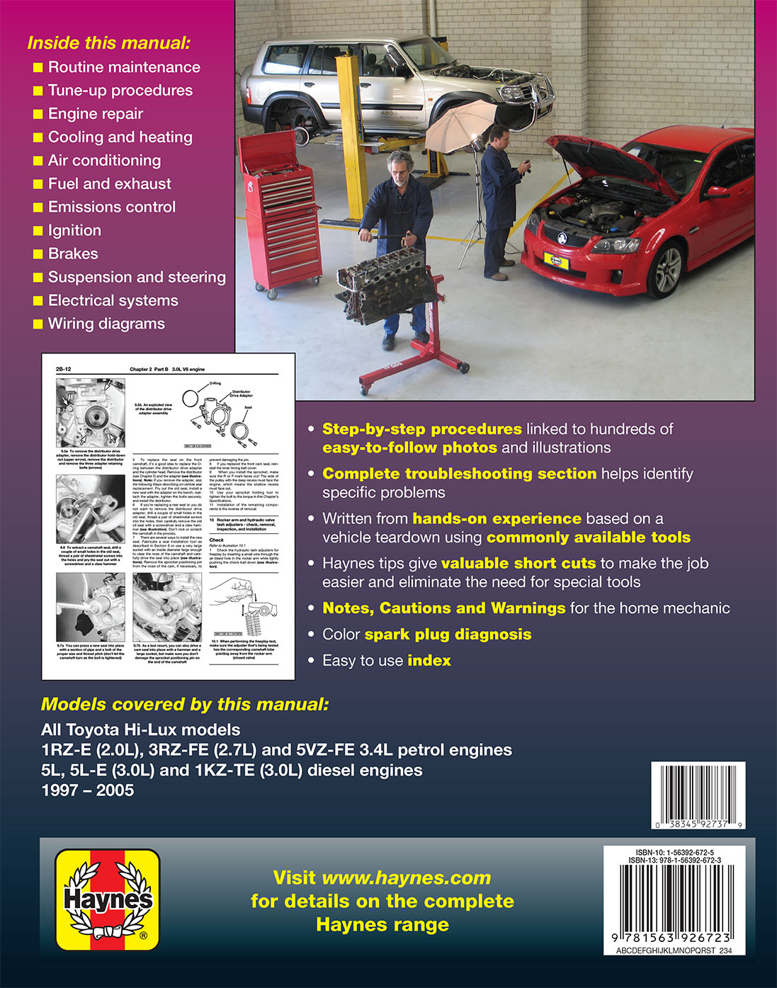 Toyota HiLux (97-05) Haynes Repair Manual
