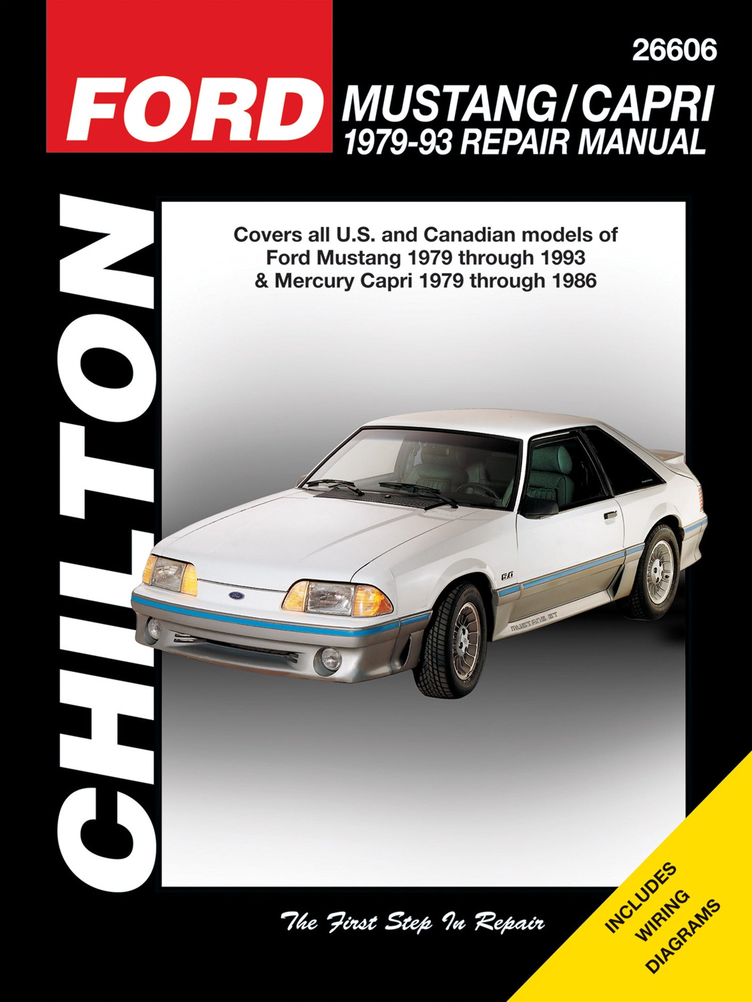 Ford Mustang/Capri (1979-93) for of Ford Mustang (1979-93) & Mercury Capri (1979-86) Chilton Repair Manual (USA) [archived]