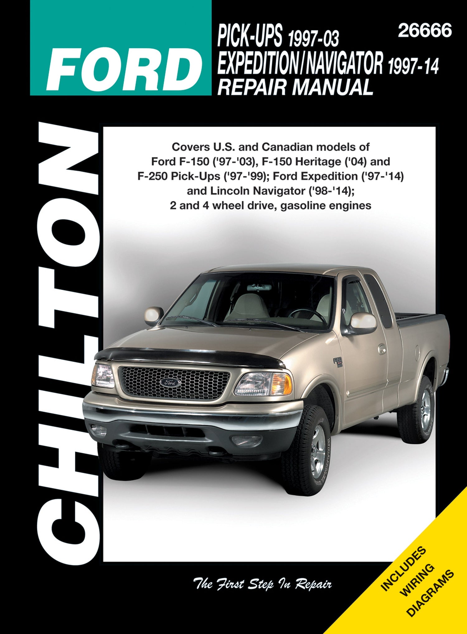 Ford Pick-Ups (1997-03), Expedition & Navigator (1997-14) for 2 & 4 wheel drives with gas engines Chilton Repair Manual (USA) [archived]