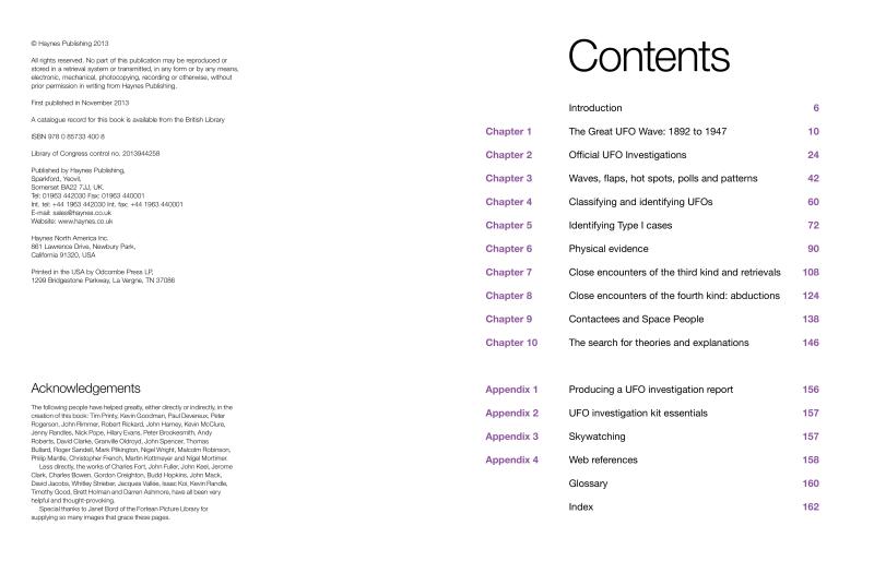 UFO Investigations Manual
