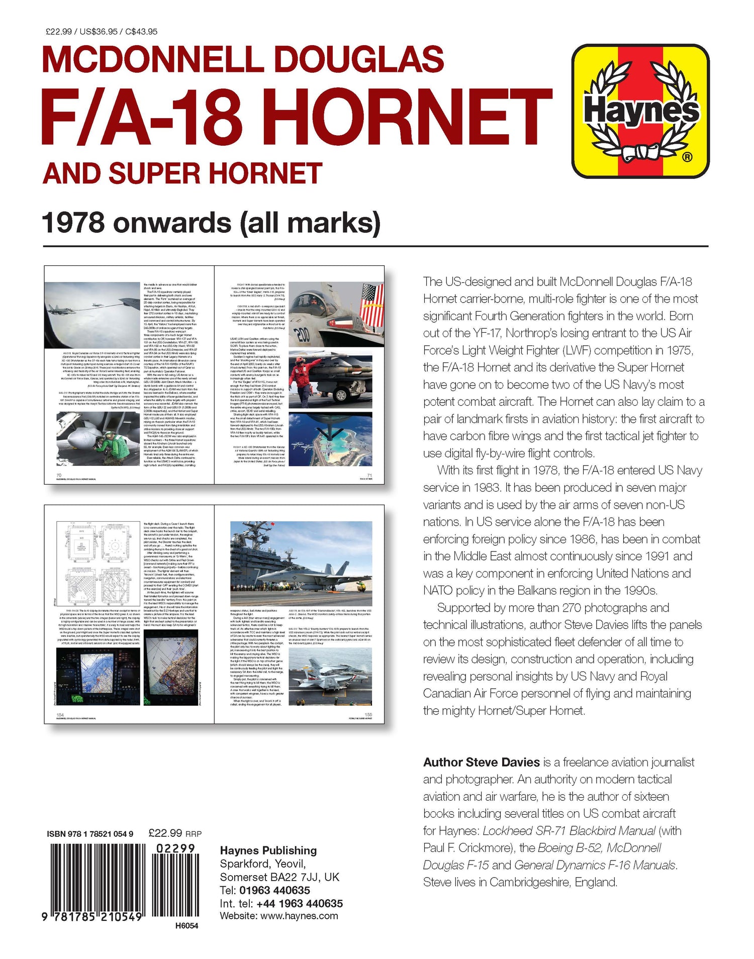 McDonnell Douglas F/A-18 Hornet and Super Hornet Manual