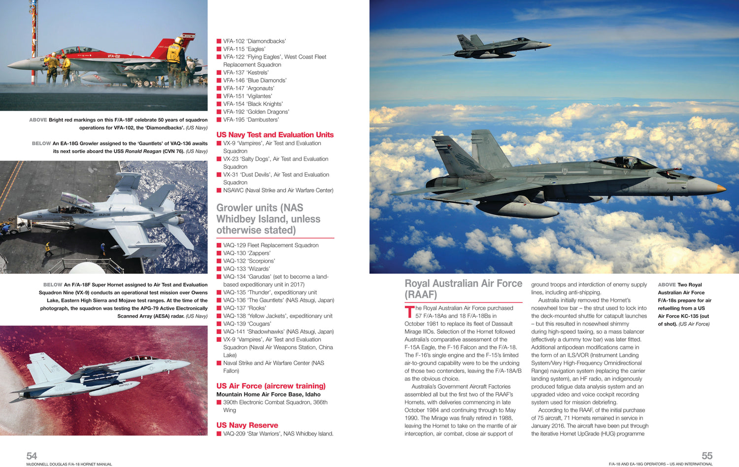 McDonnell Douglas F/A-18 Hornet and Super Hornet Manual