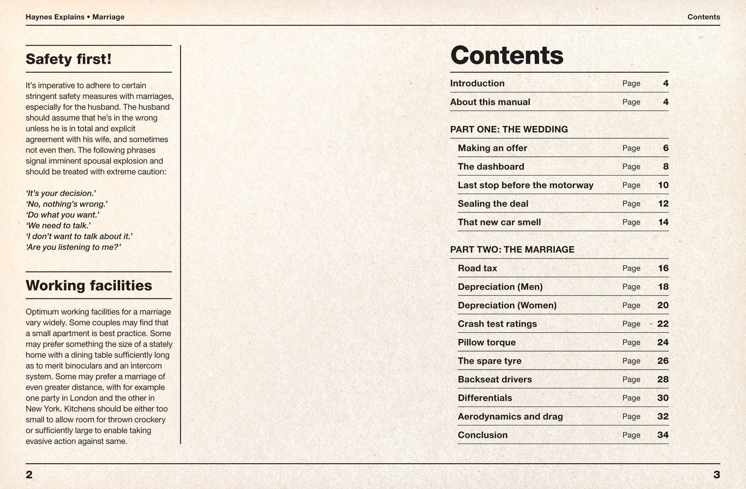 Haynes Explains Marriage