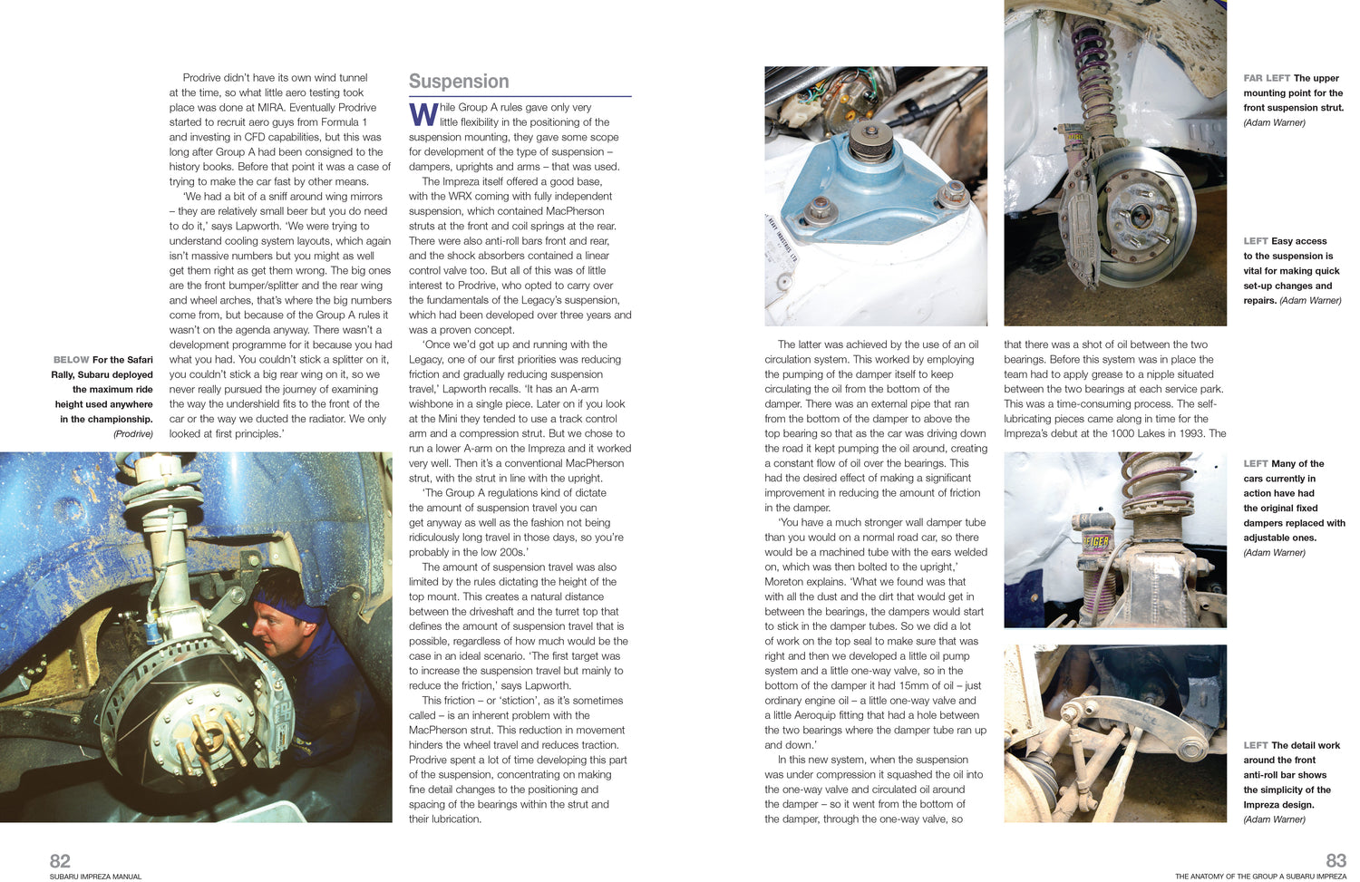 Subaru Impreza Group A Rally - Workshop Manual