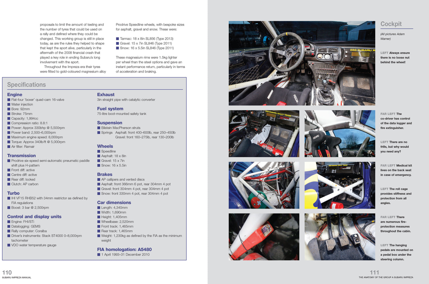 Subaru Impreza Group A Rally - Workshop Manual