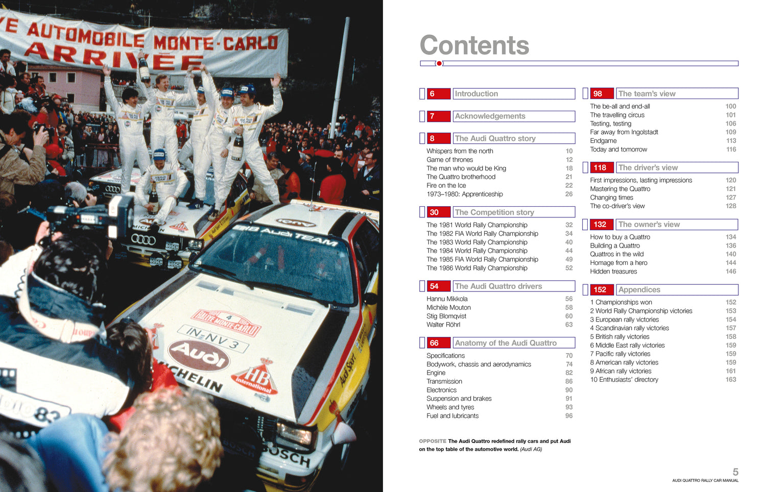 Audi Quattro Rally Car Manual
