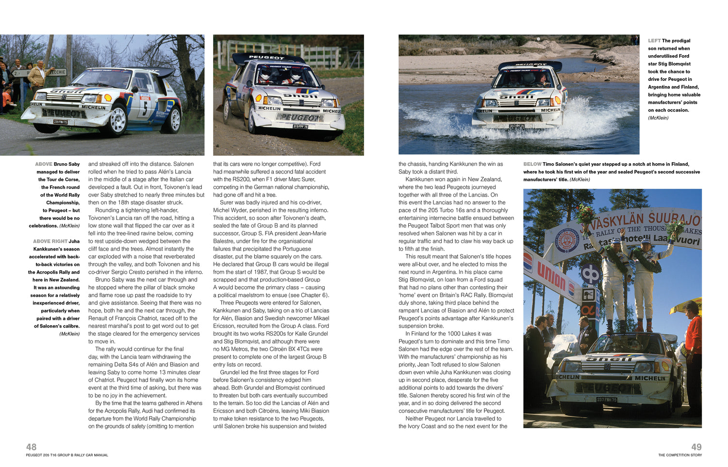 Peugeot 205 T16 Group B Rally Car