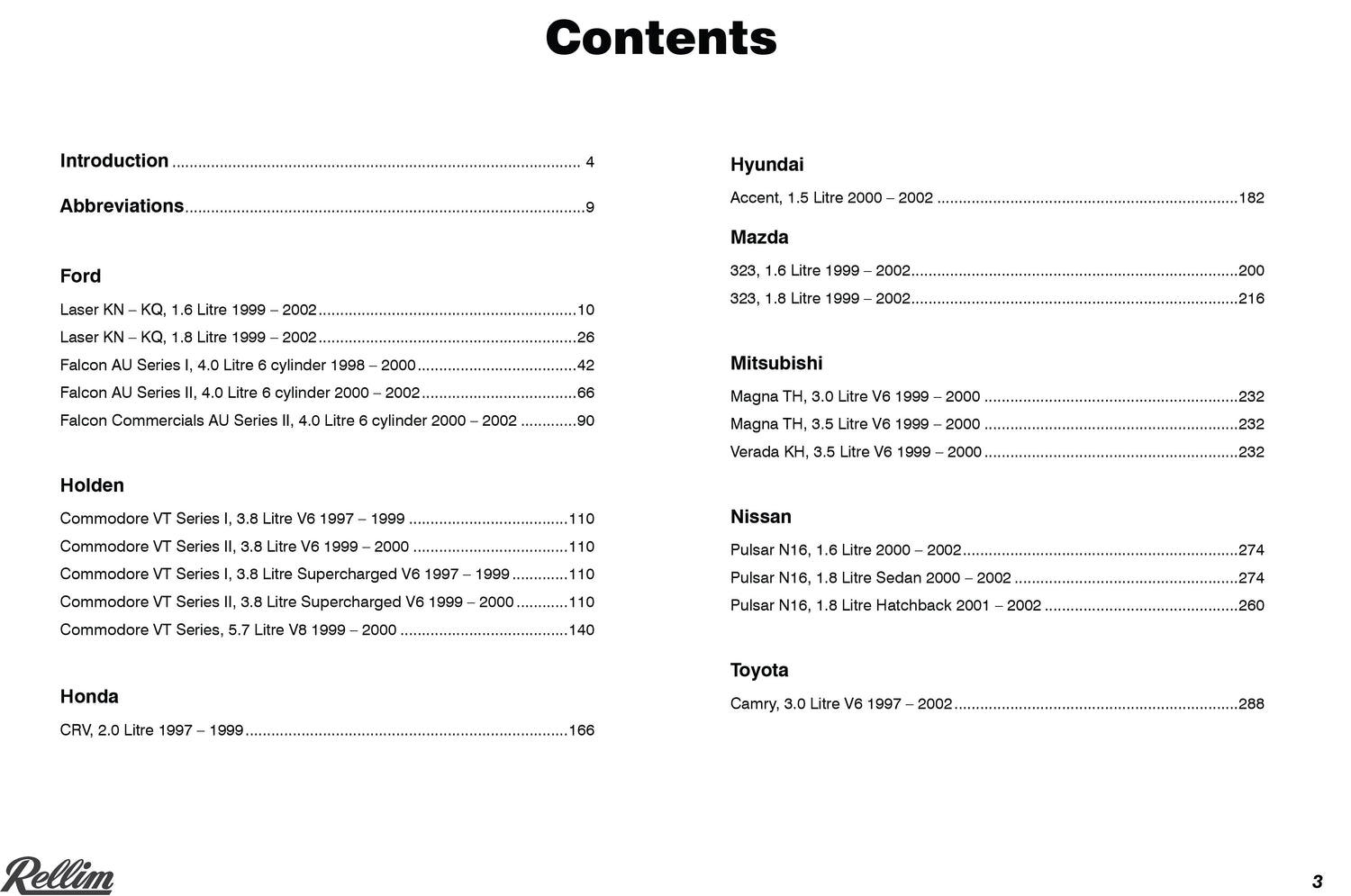 Rellim Wiring Diagrams – Volume 1