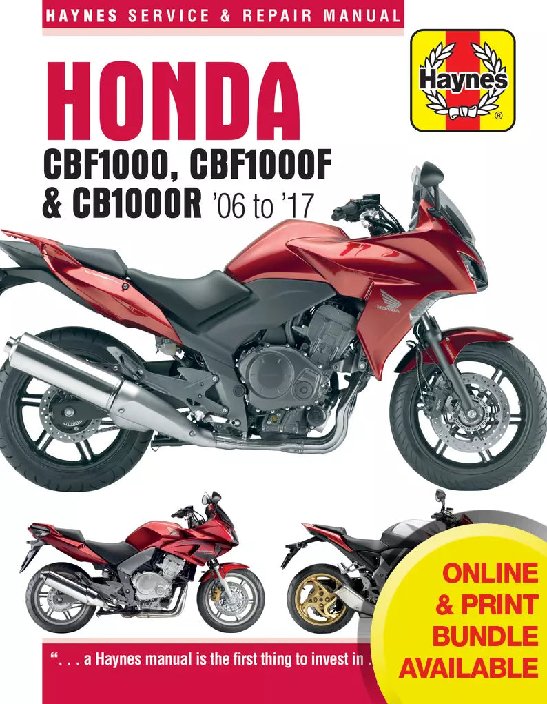 Honda CBF1000 (06 - 10), CBF1000F (11 - 17) & CB1000R (08 - 17