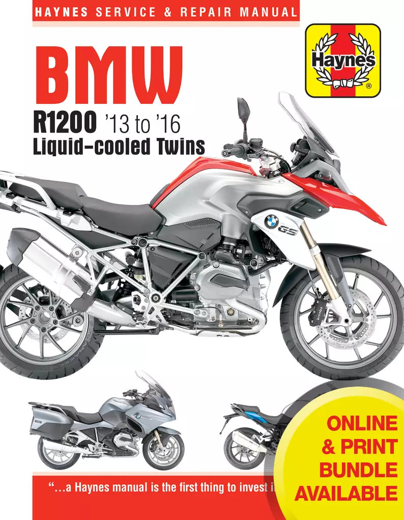 BMW R1200 dohc liquid-cooled Twins (13 - 16) Haynes Repair Manual