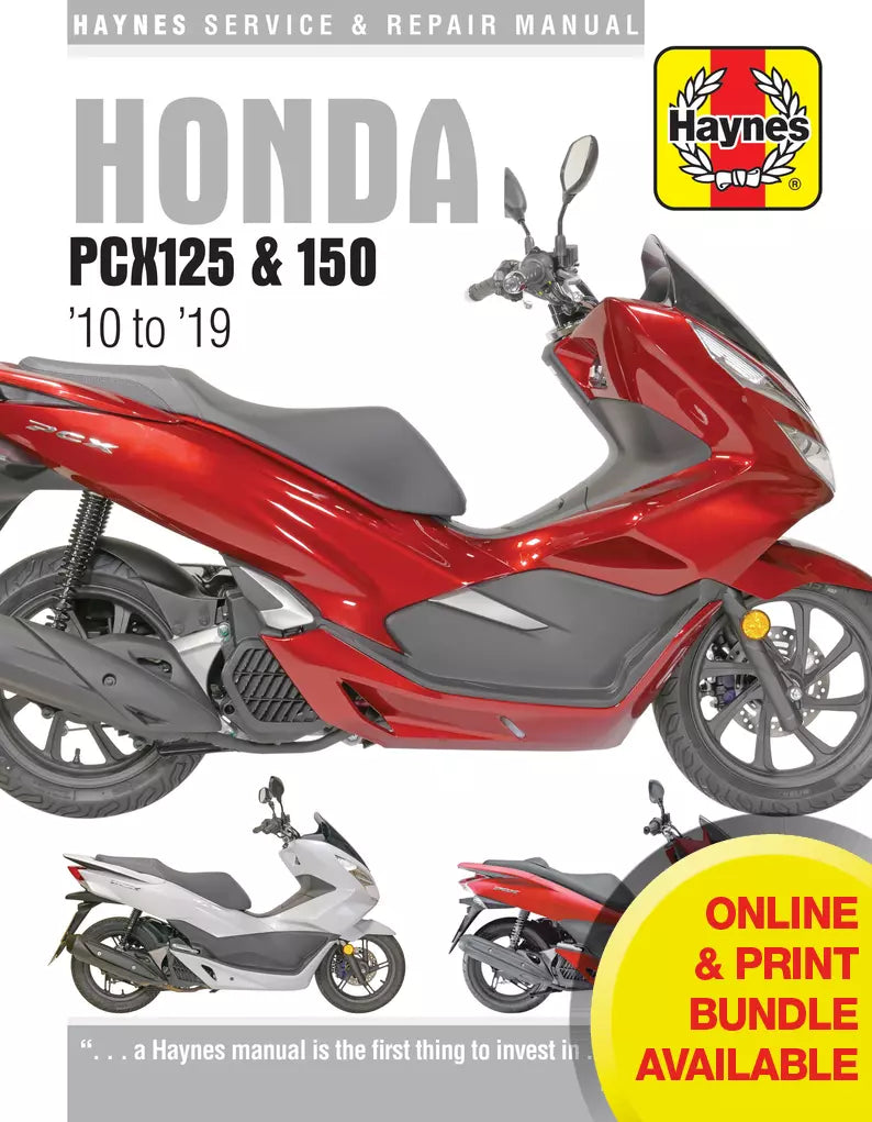 Honda PCX125 & 150 Scooters (10-19) Haynes Repair Manual – Haynes