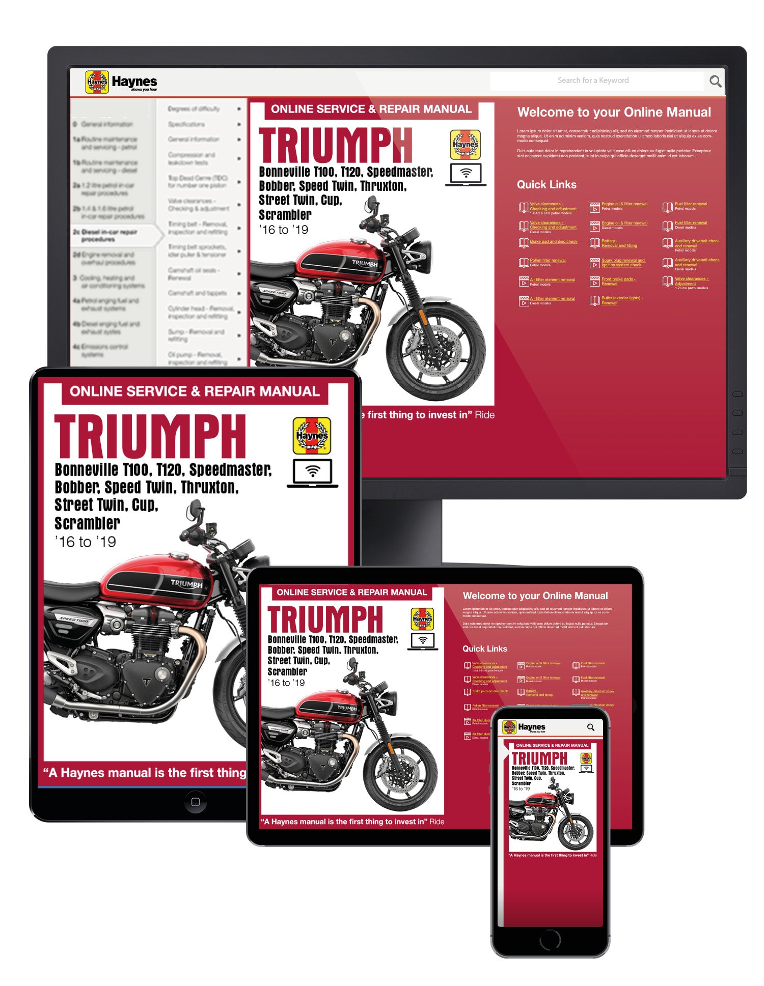 Triumph Haynesサービスマニュアル 水冷ボンネビル等 Haynes Manual for Triumph Water Cooled Twins | NewBonneville