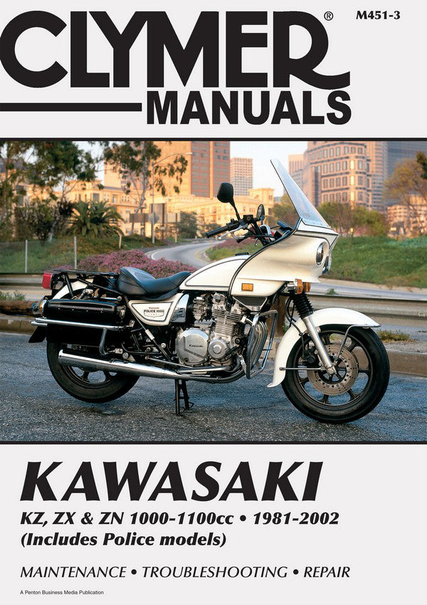 Kawasaki KZ, ZX & ZN 1000-1100cc Motorcycle (1981-2002) Service Repair Manual