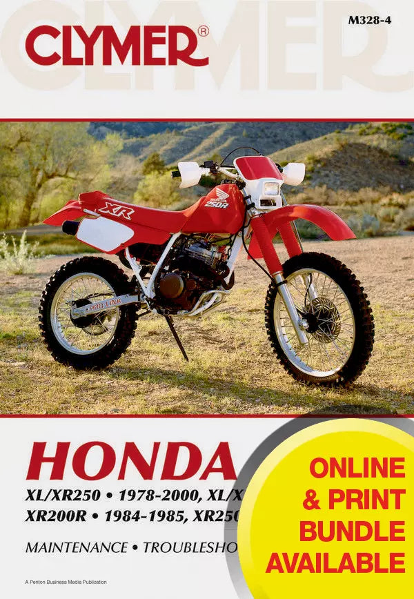 Honda XL/XR250 (1978-2000) & XL/XR350R (1983-1985) Motorcycle Honda XL/XR250 (1978-2000) & XL/XR350R (1983-1985) Motorcycle