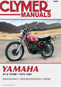 Yamaha XT500 & TT500 Motorcycle (1976-1981) Service Repair Manual - Digital Edition