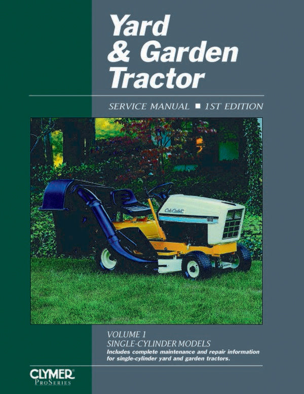 Proseries Yard & Garden Tractor Service Manual Vol. 1 Through 1990